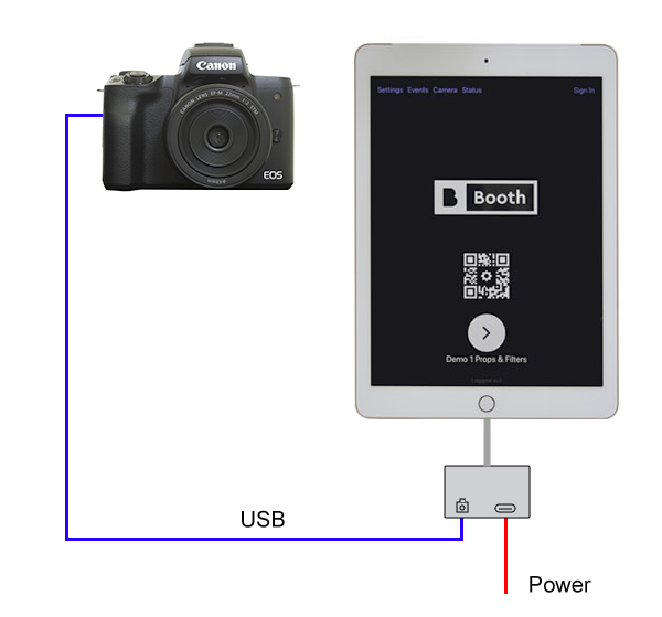 external camera lightning